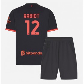 AC Milan Adrien Rabiot #12 Tredje skjorte til barn 2026-27 Kortermet (+ korte bukser)